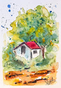 Little house among the trees