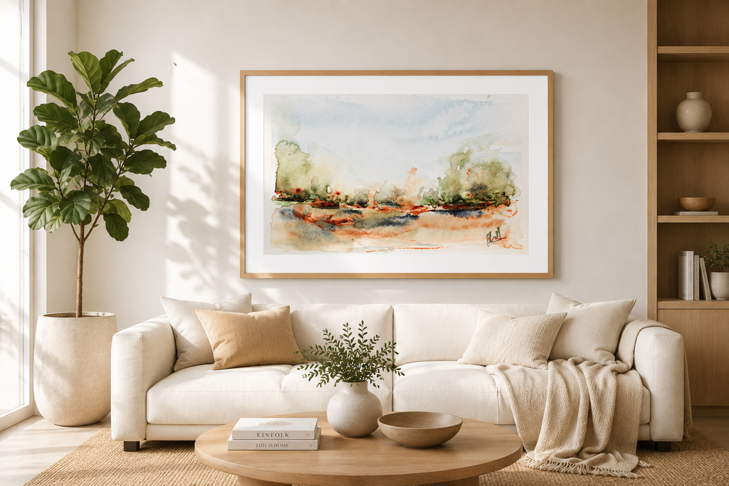 Landscape in warm lands