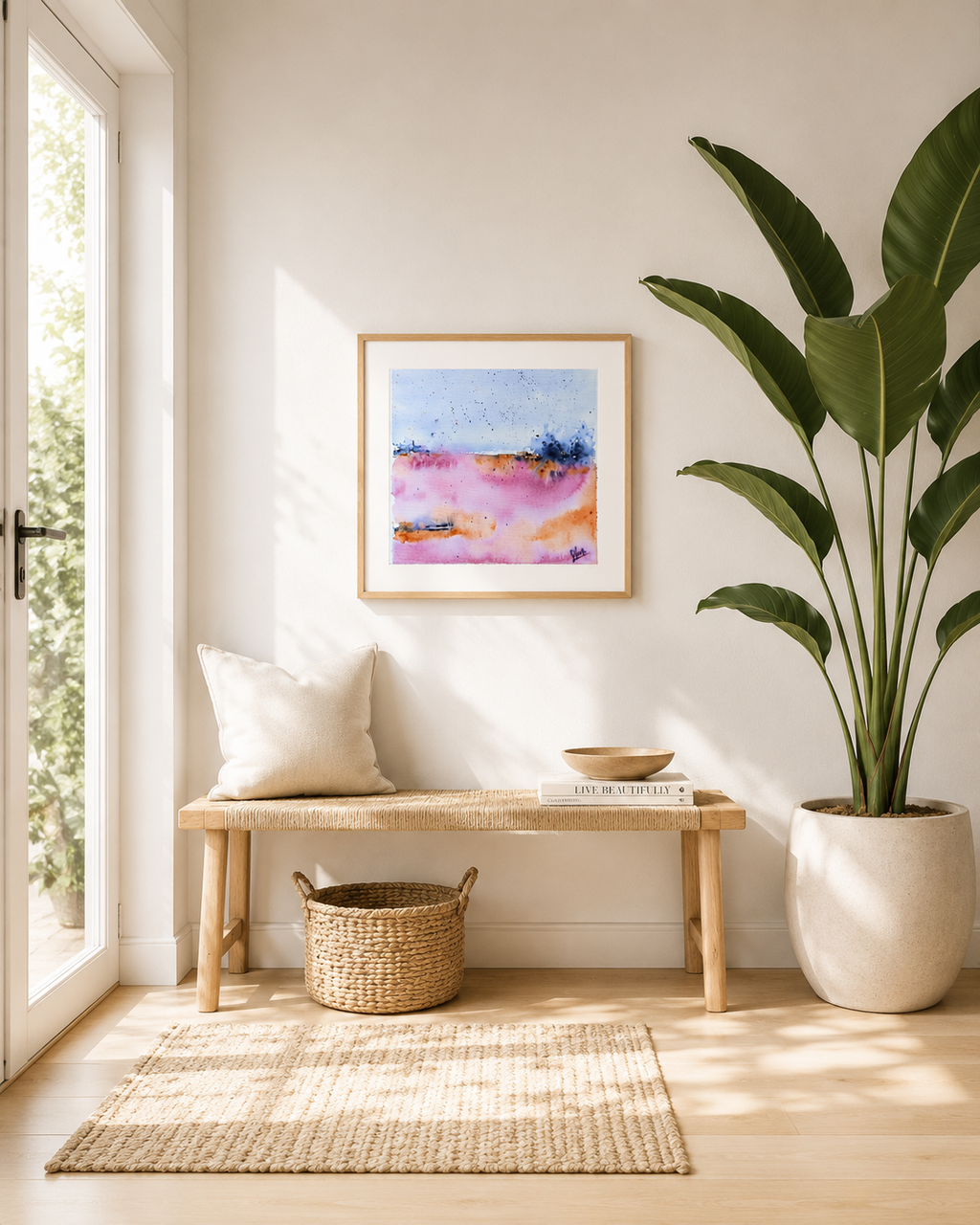Pink landscape