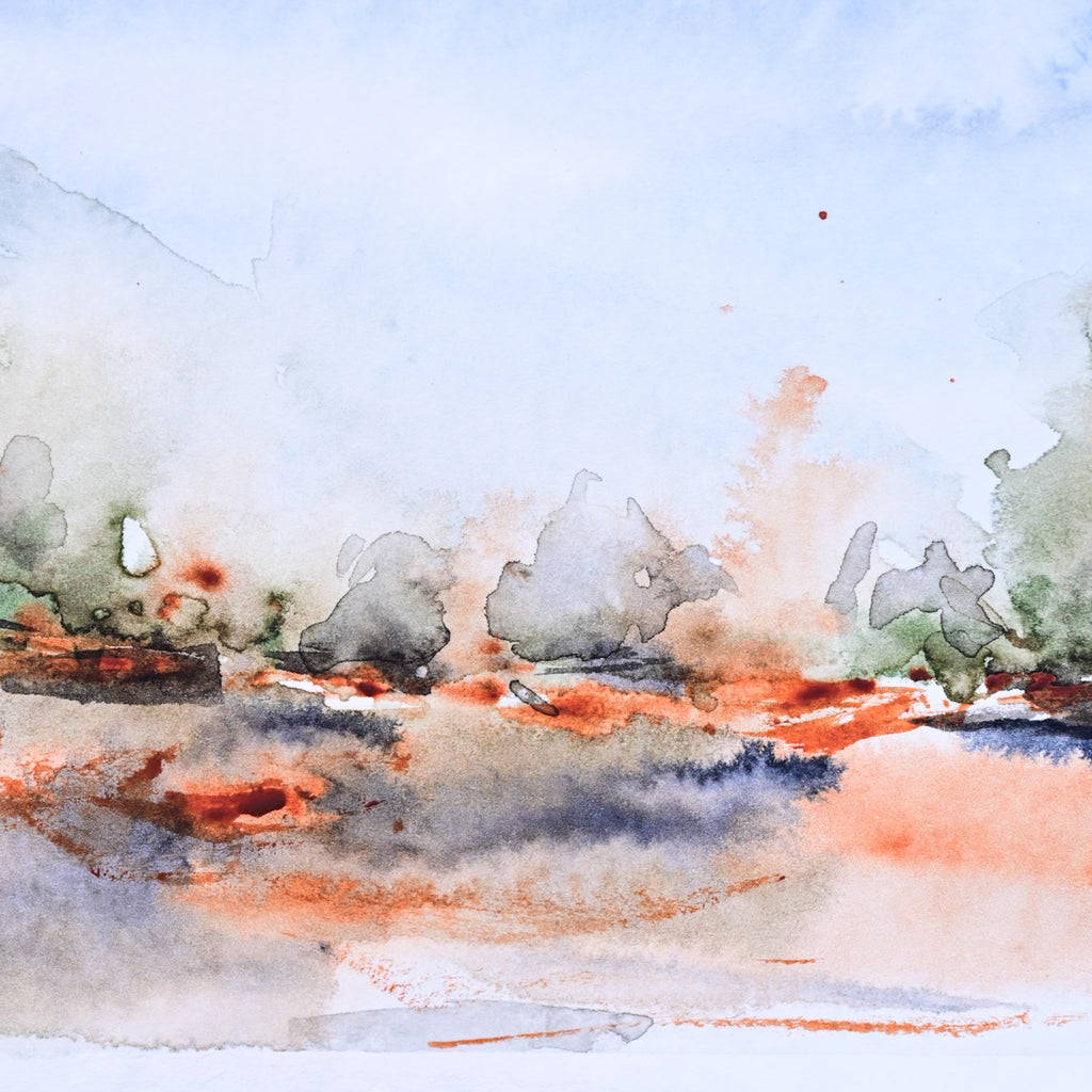 Landscape in warm lands