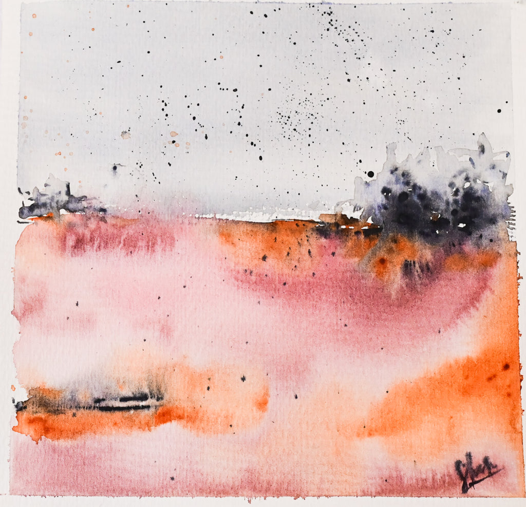 Pink landscape