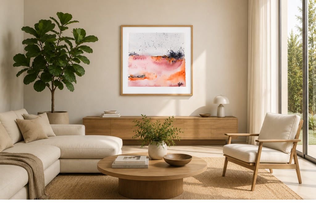 Pink landscape